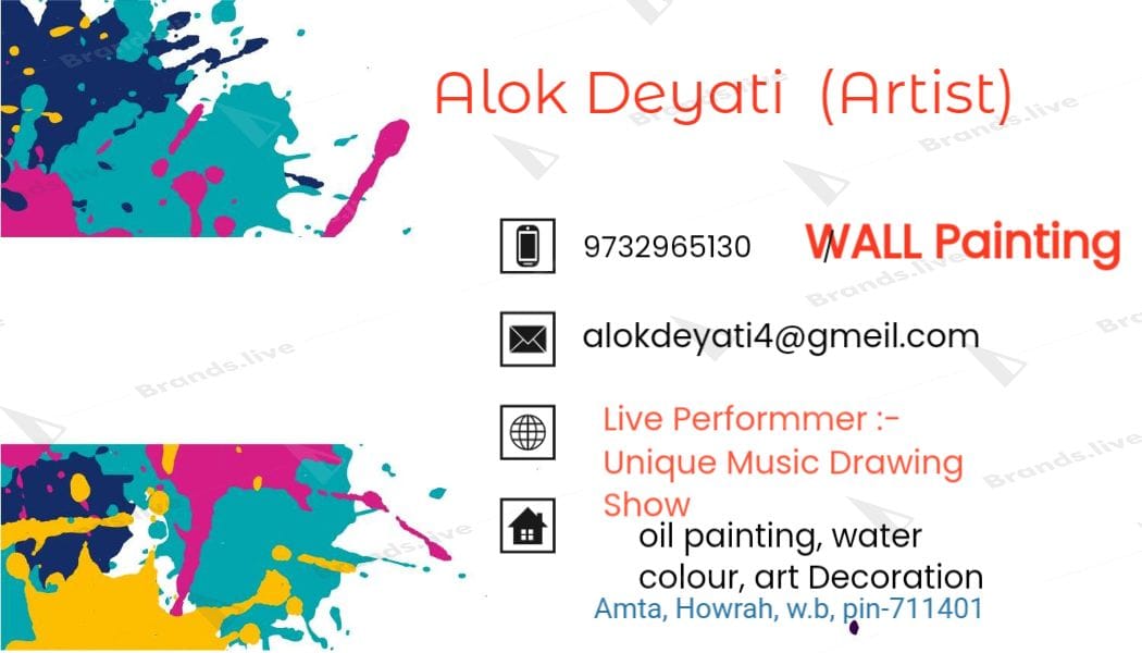 Wall painting design Mr. Alok Deyati in Saltighat Gujarpur 5